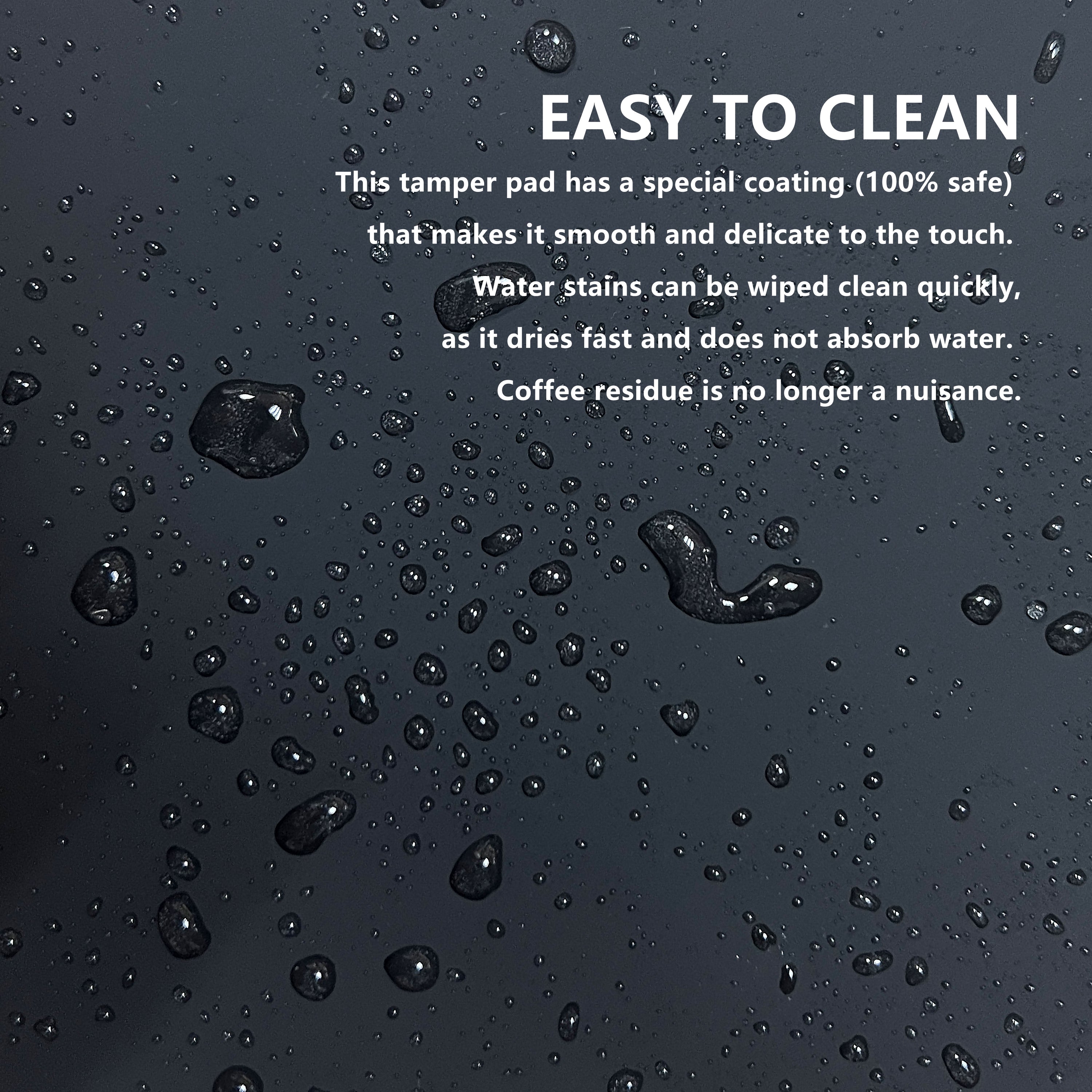 NEOUZA Espresso Tamper Mat, Coffee Corner Tamping Station, Silicone Food Grade Pad for Bottomless Portafilter Home Kitchen Office Bar Shop