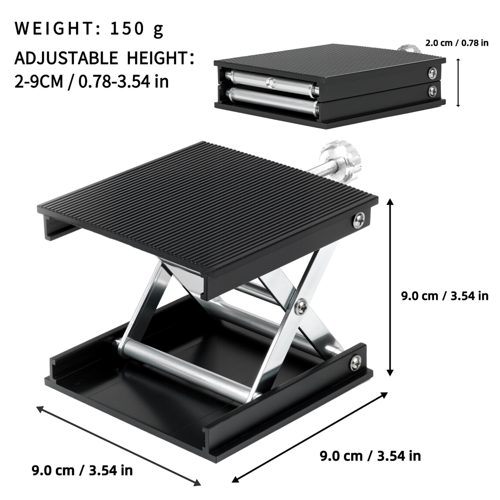 NEOUZA coffee machine splash guard suitable for handleless coffee machines, adjustable from 2-9 cm, used for cleaning espresso extraction precision tool, aluminum base