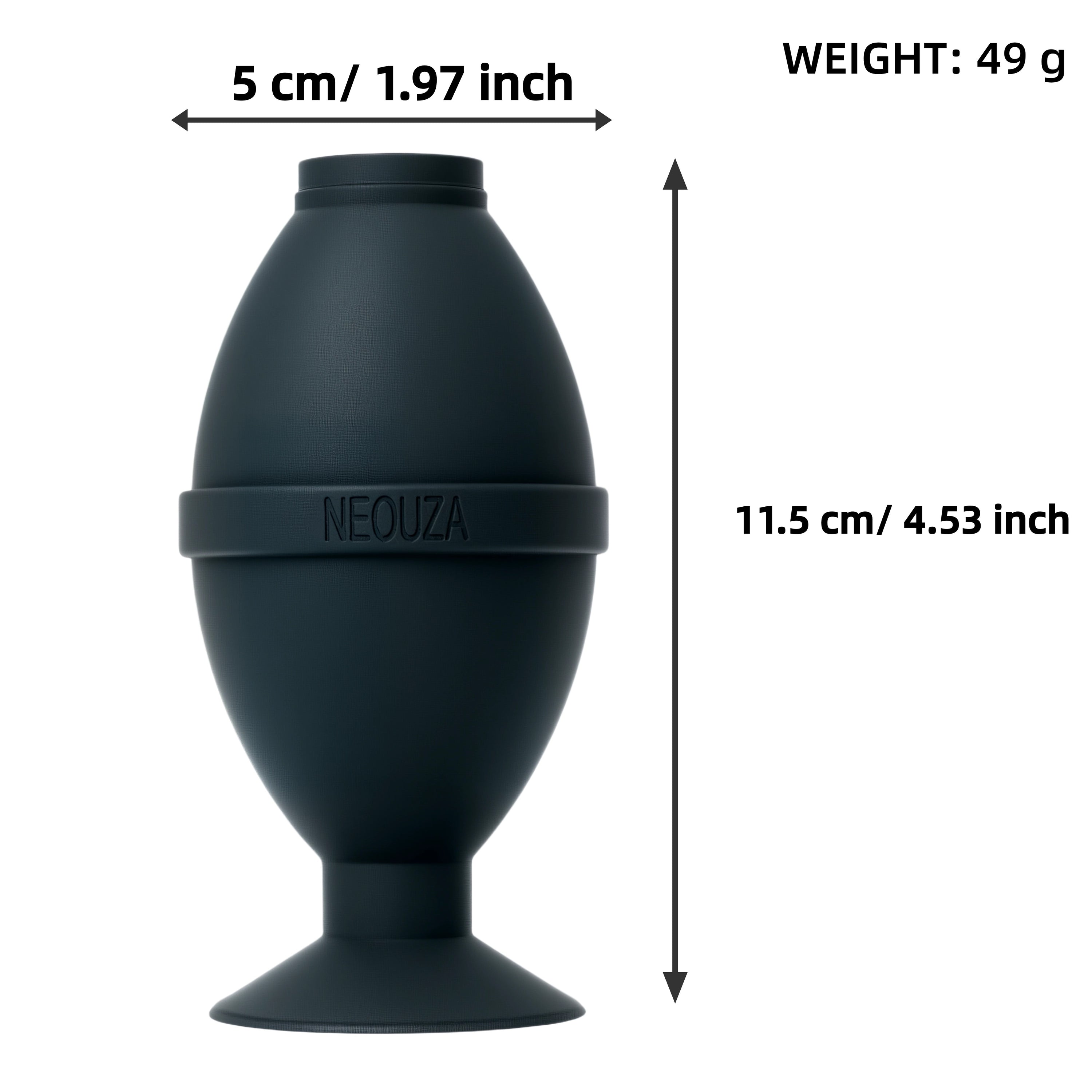 NEOUZA Coffee air blower, silent no-tap residue bin coffee grounds cleaning tool, silicone washable