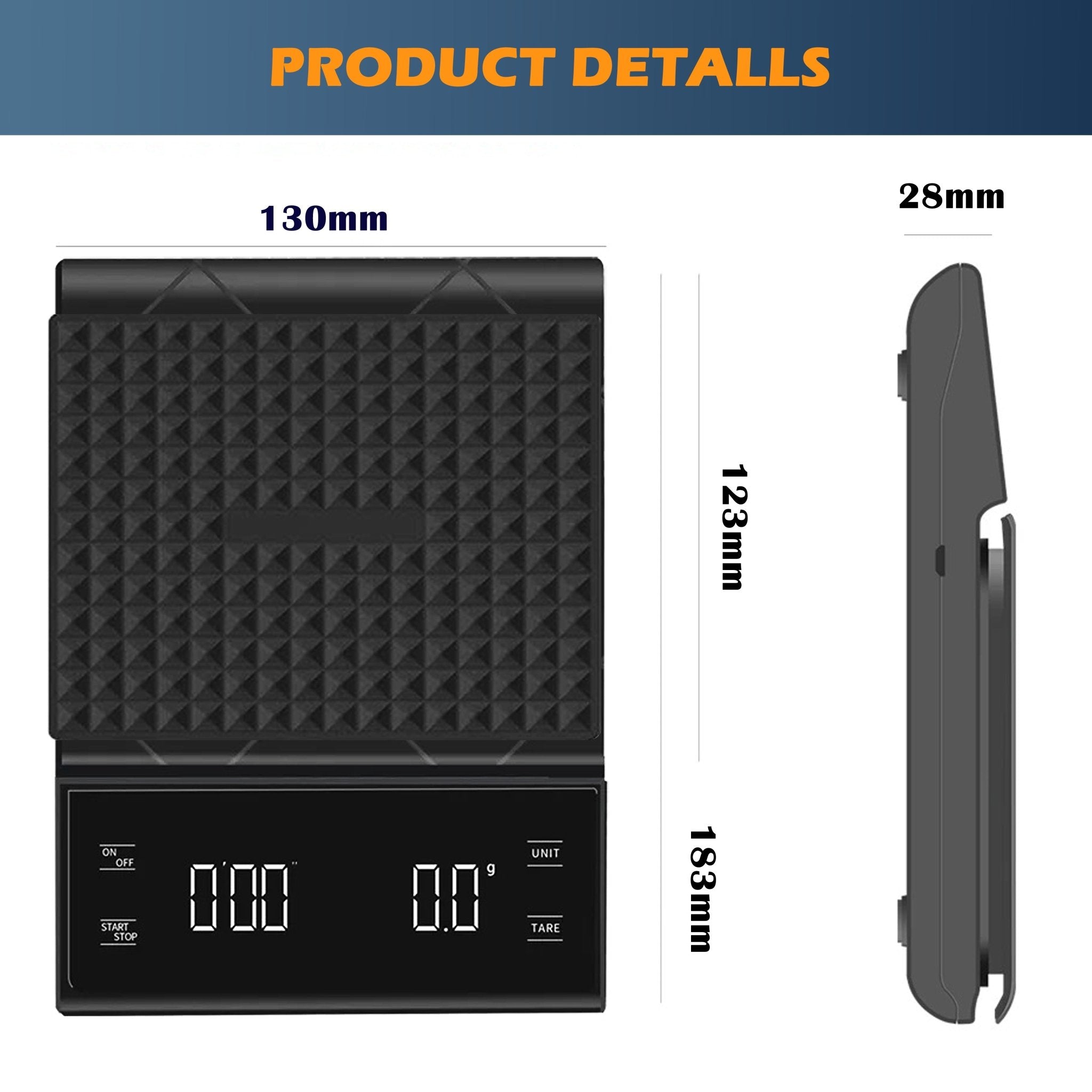 NEOUZA Pour Over Drip Coffee Electronic Scale Baking Scale Kitchen Scale LED Screen Smart Type-C Charging Port Waterproof Load Capacity 3KG/6.6LB - NEOUZA Official Website