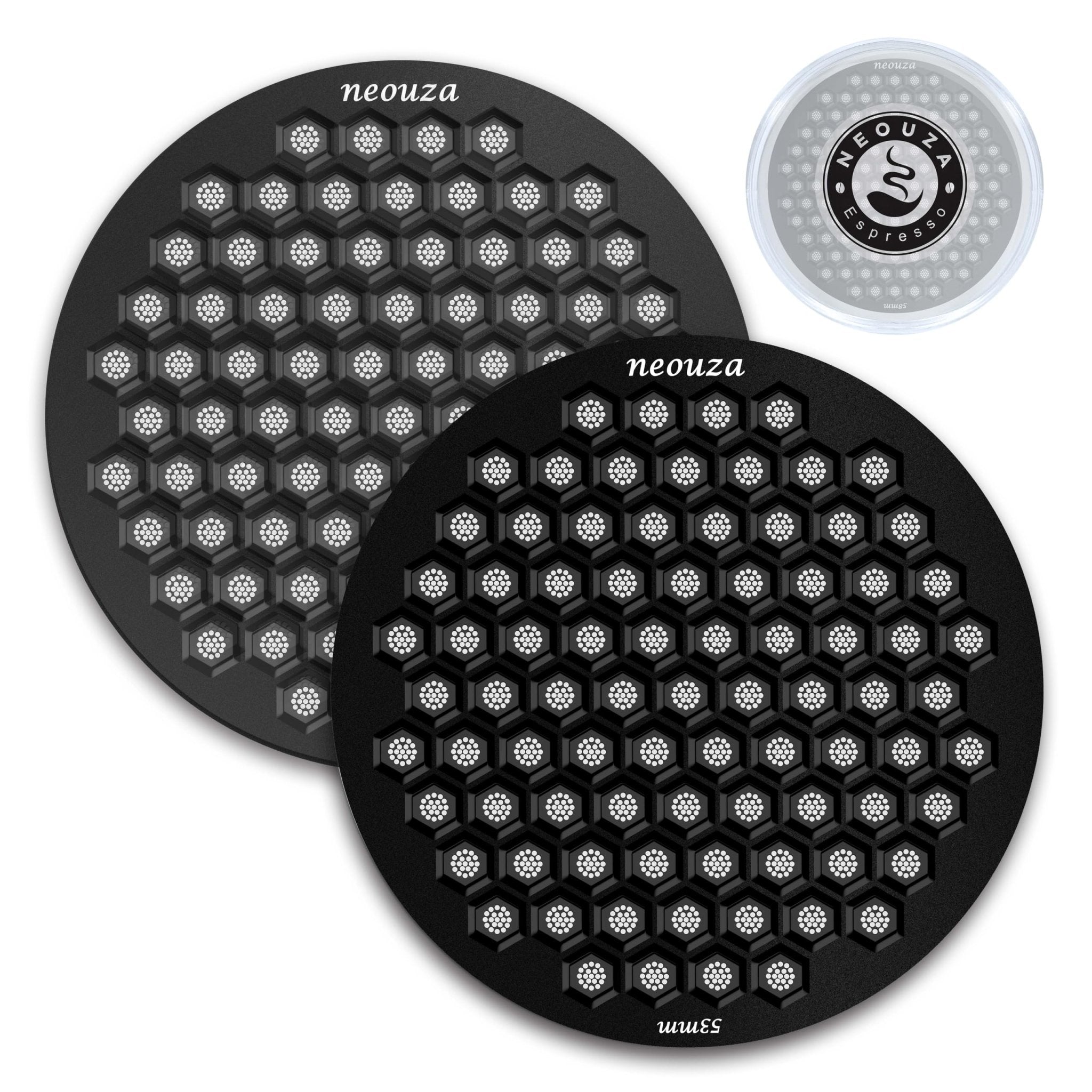 NEOUZA 51/53/58mm Espresso Puck Screen, 0.8mm Thickness Honeycomb Mesh Coffee Reusable Filter for Portafilter Basket V4 - NEOUZA Official Website