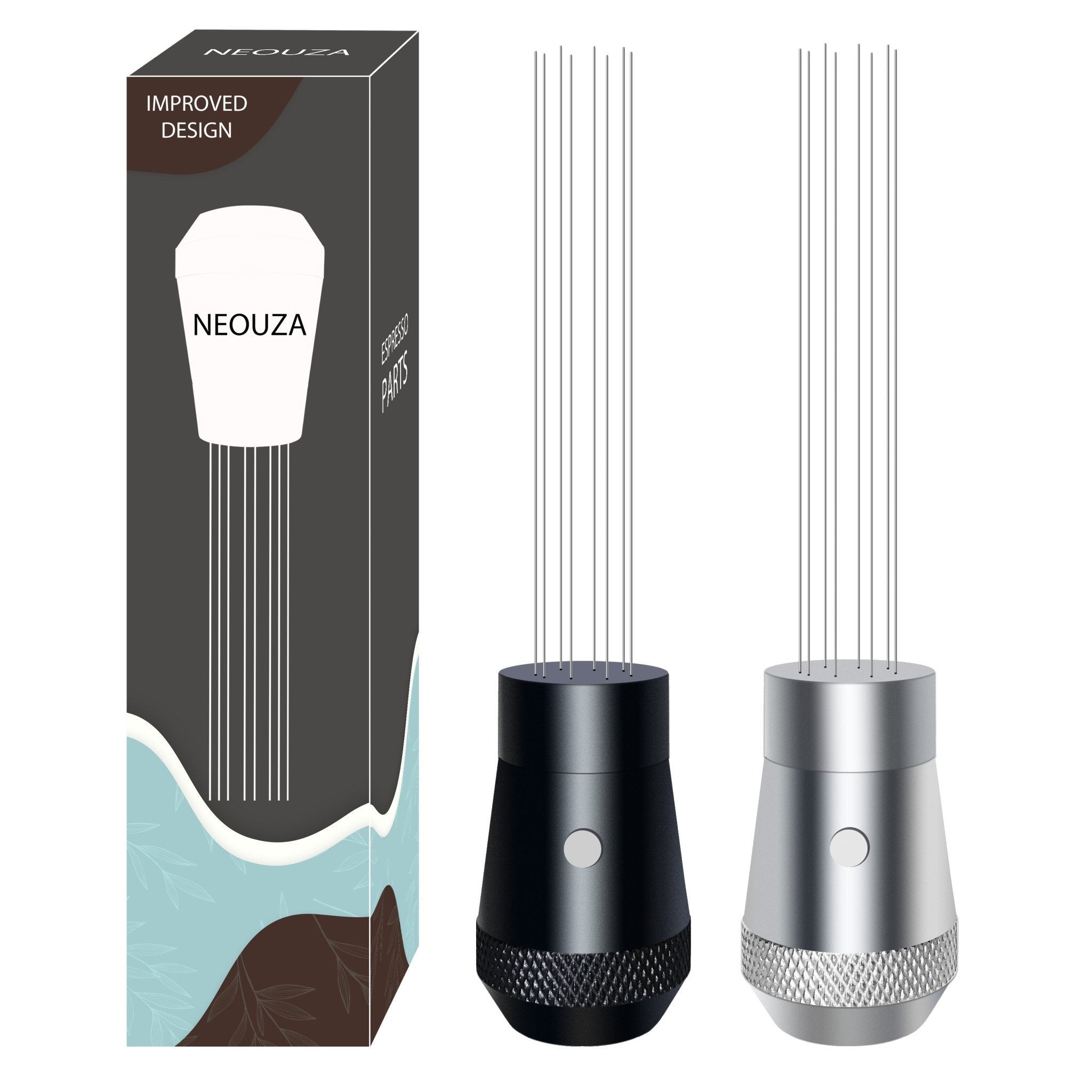 NEOUZA Coffee WDT Distribution Tool Accessories, Aluminum Handle Built-in adsorption Design,0.4mm 8 Stainless Pin, Espresso Powder Stirrer - NEOUZA Official Website
