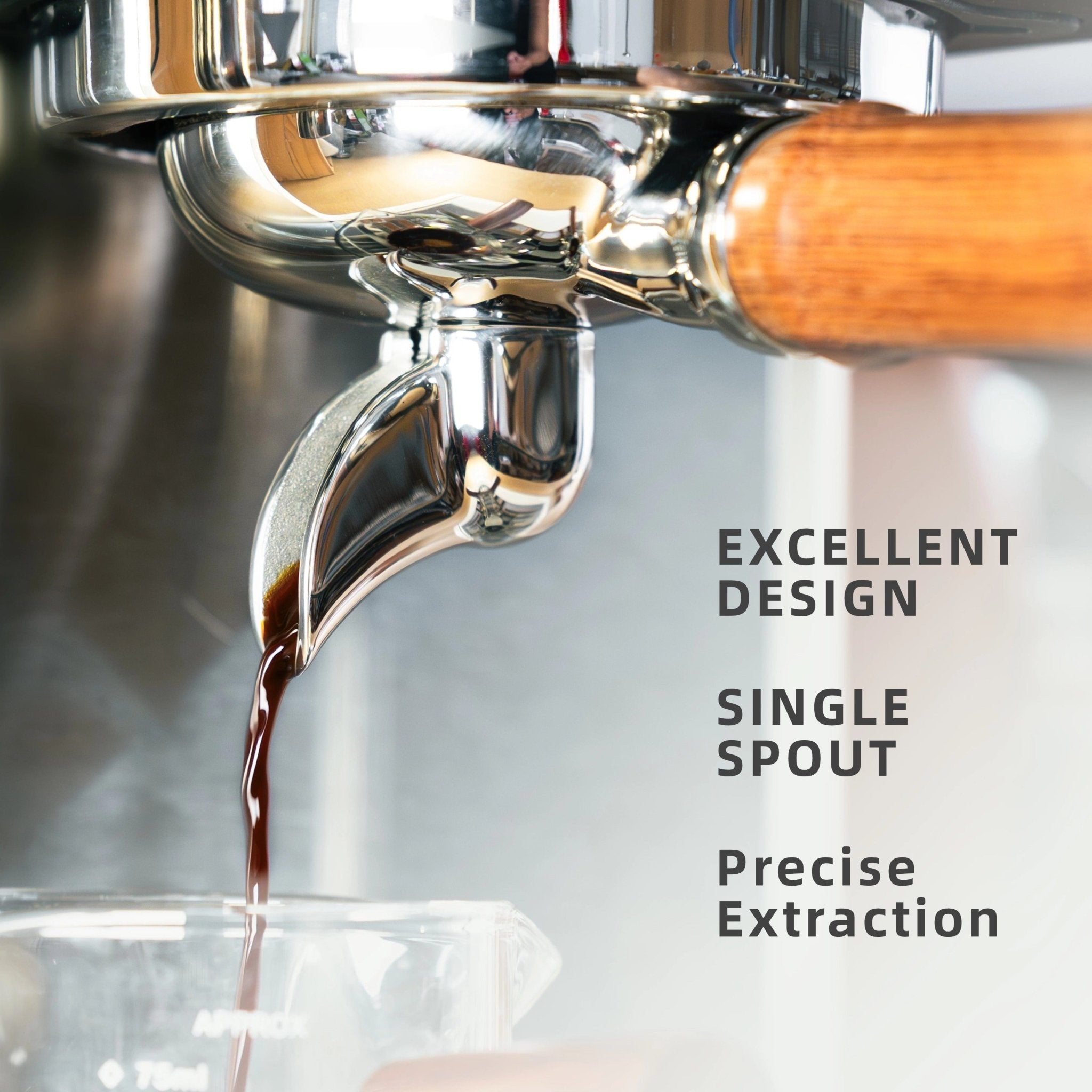 NEOUZA 58mm Espresso Portafilter for E61 Coffee Machine, Non-Pressurized basket, Single Spout, Basket Removal Tool - NEOUZA Official Website