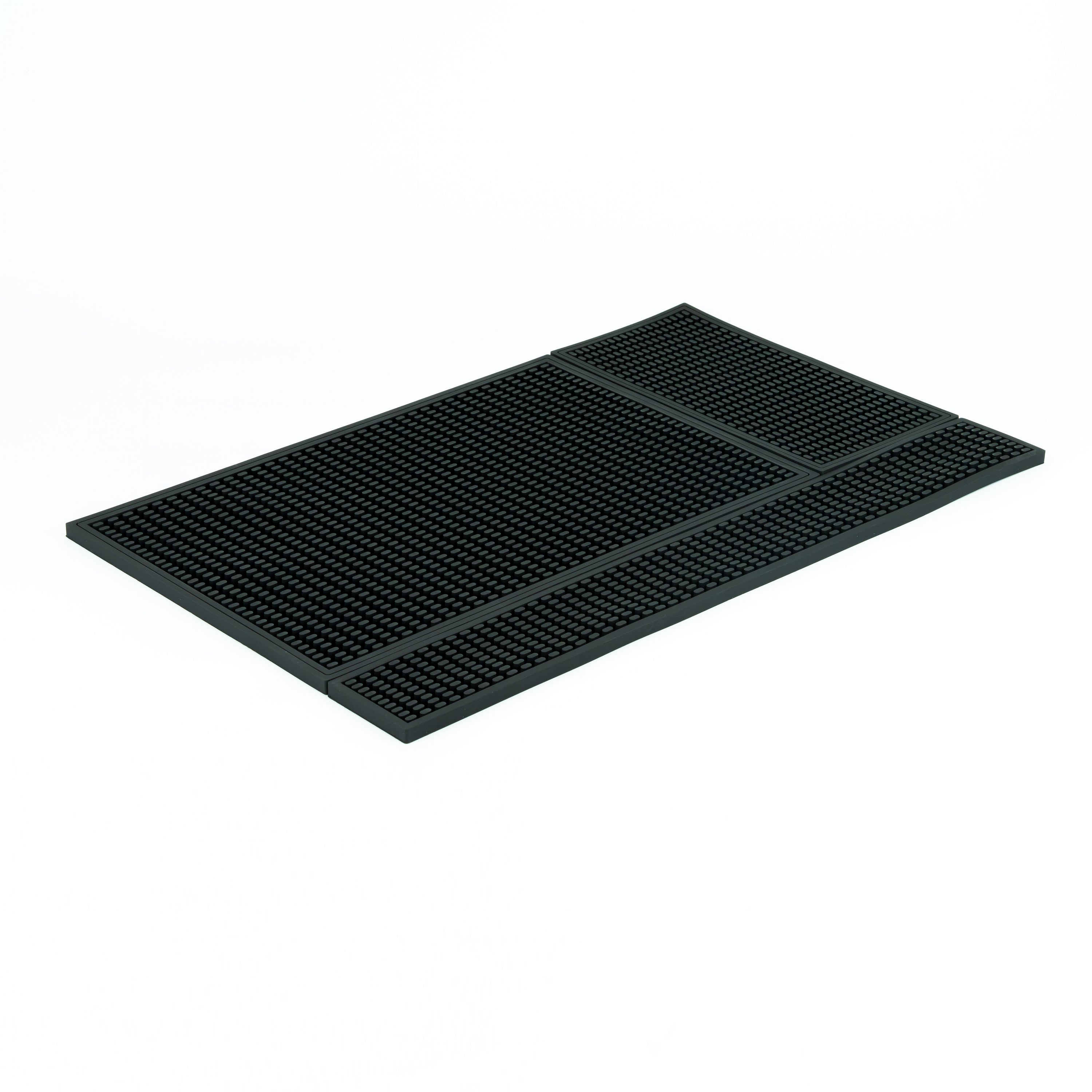 NEOUZA Silicone Bar Mat for Countertop, Heat-Resistant and Spill-Proof Bartending Mat, Modern Minimalist Style Cup Coaster for Home Bar and Coffee Bar
