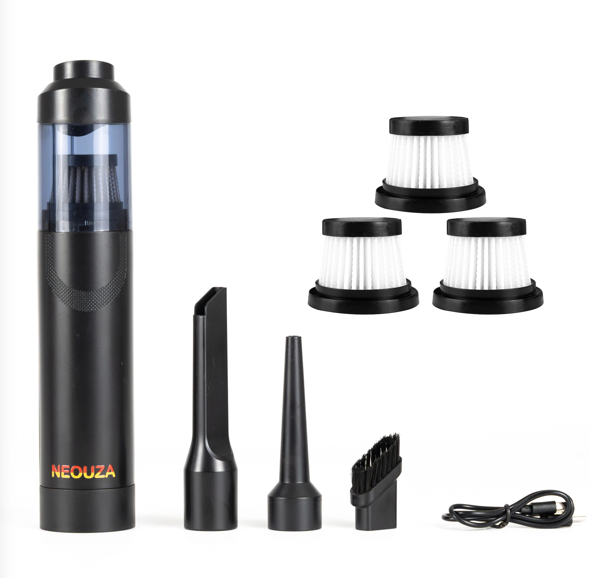 NEOUZA Handheld Vacuum Cleaner, Coffee Powder Dust Cleaner, Bar Counter Brush,Coffee Brush, High Suction Mini Home Appliances Cleaning Tools