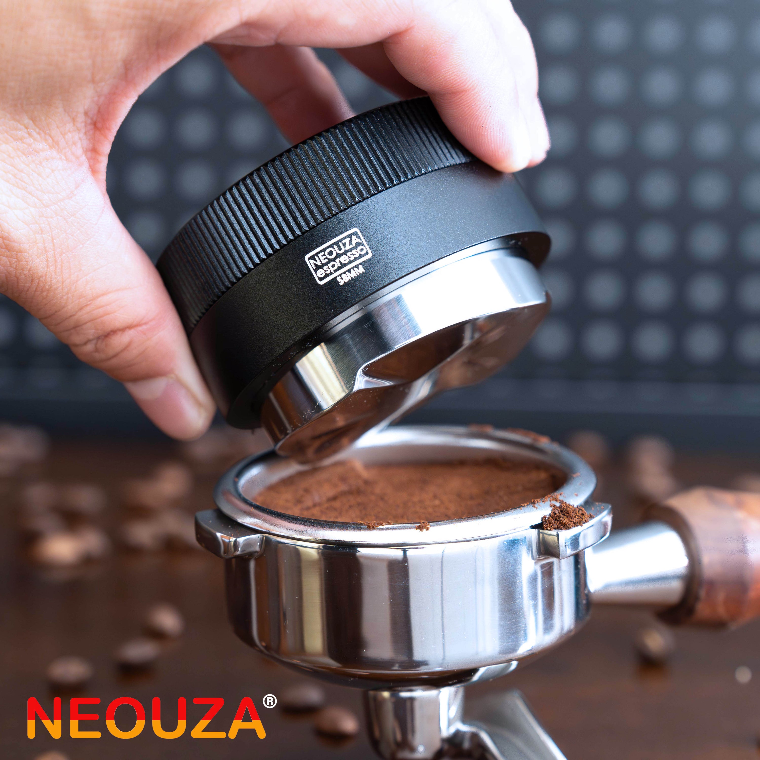 WHAPELQ Distributore di caffè da 53 mm, strumento di distribuzione del caffè, accessori per caffè, distributore adattivo a gravità, compatibile con portafiltro espresso da 54 mm WHAPELQ Distributore di caffè da 53 mm, strumento di distribuzione del caffè, accessori per caffè, distributore adattivo a gravità, compatibile con portafiltro espresso da 54 mm