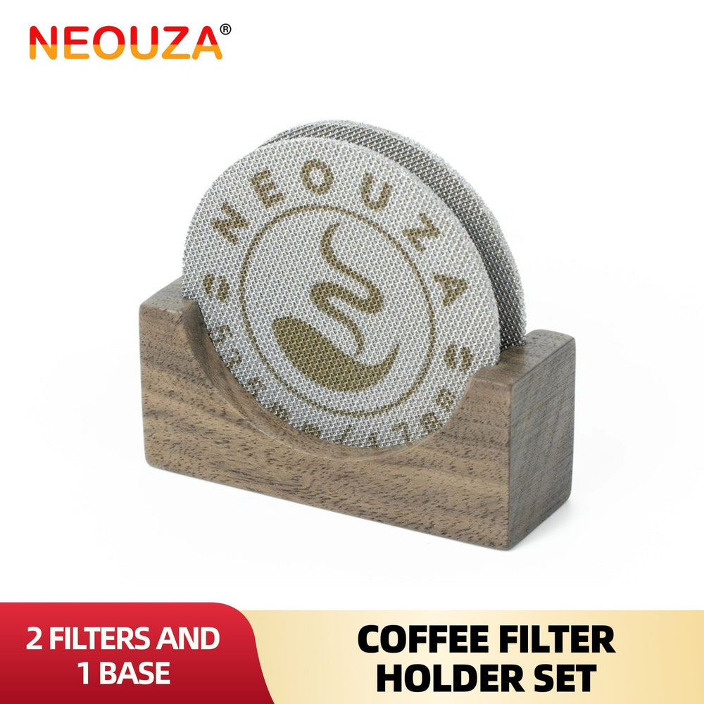 Coffee Puck Screen Stand with 2Pcs 51/53/58mm Reusable Espresso Filter - NEOUZA Official Website