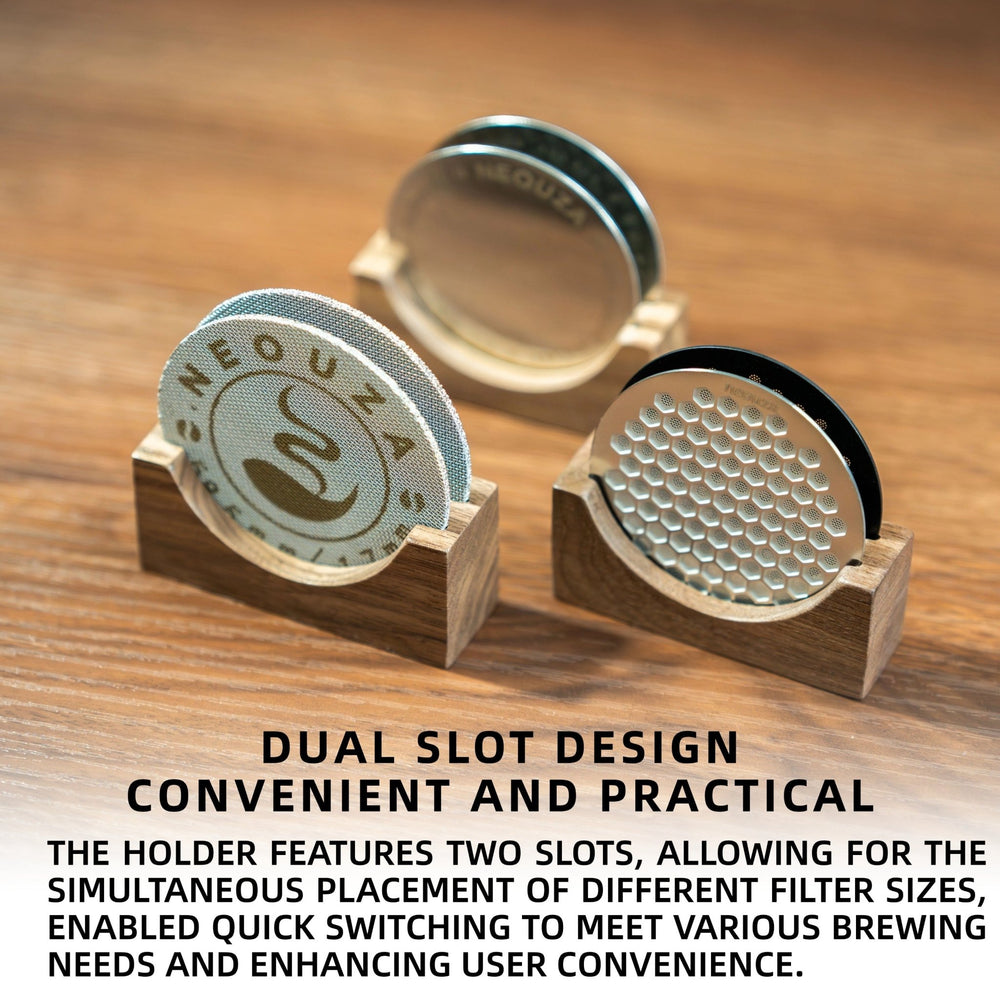 Coffee Puck Screen Stand with 2Pcs 51/53/58mm Reusable Espresso Filter - NEOUZA Official Website