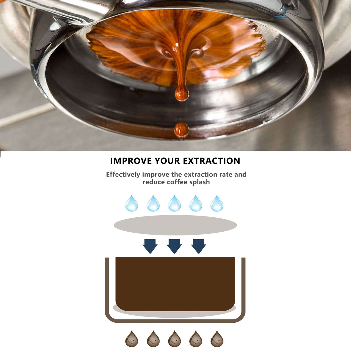 NEOUZA 500pcs Coffee Paper Filter Round for Espresso Machine Portafilter Moka Pot Disposable Puck Screen Unbleached - NEOUZA Official Website