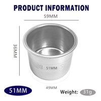 NEOUZA 51mm Filter Basket for Espresso Coffee Machine，Compatible with 51mm portafilter，1/2/4 Cup - NEOUZA Official Website
