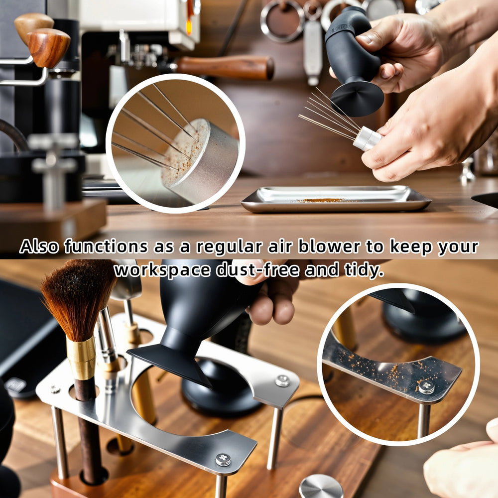 NEOUZA Coffee Air Blower, Silent No-tap Residue Bin Coffee Grounds Cleaning Tool, Silicone Washable - NEOUZA Official Website
