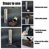 NEOUZA Coffee Grinder,Espresso Bean Manual Portable Conical Burr Mill,Stainless steel - NEOUZA Official Website