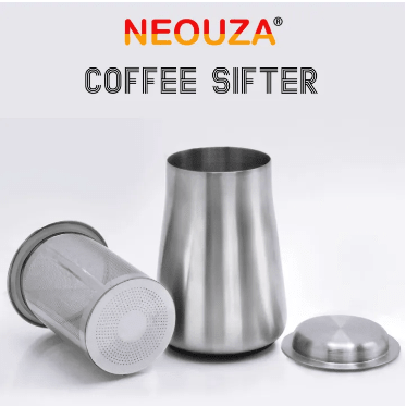 NEOUZA Coffee Sifter Coffee Sieve Fine Mesh Stainless Steel Container Pot Coffee Making Accessory - NEOUZA Official Website