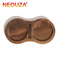 NEOUZA Coffee Tamper Stand Holder for Tamper, Distribution Tool, Puck Screen, Walnut Wood,51mm 53mm 58mm Universal - NEOUZA Official Website