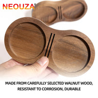 NEOUZA Coffee Tamper Stand Holder for Tamper, Distribution Tool, Puck Screen, Walnut Wood,51mm 53mm 58mm Universal - NEOUZA Official Website